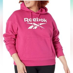 Reebok Women’s Identity Big Logo Hoodie, Semi-Proud Pink, SZ 2X - NWT!
